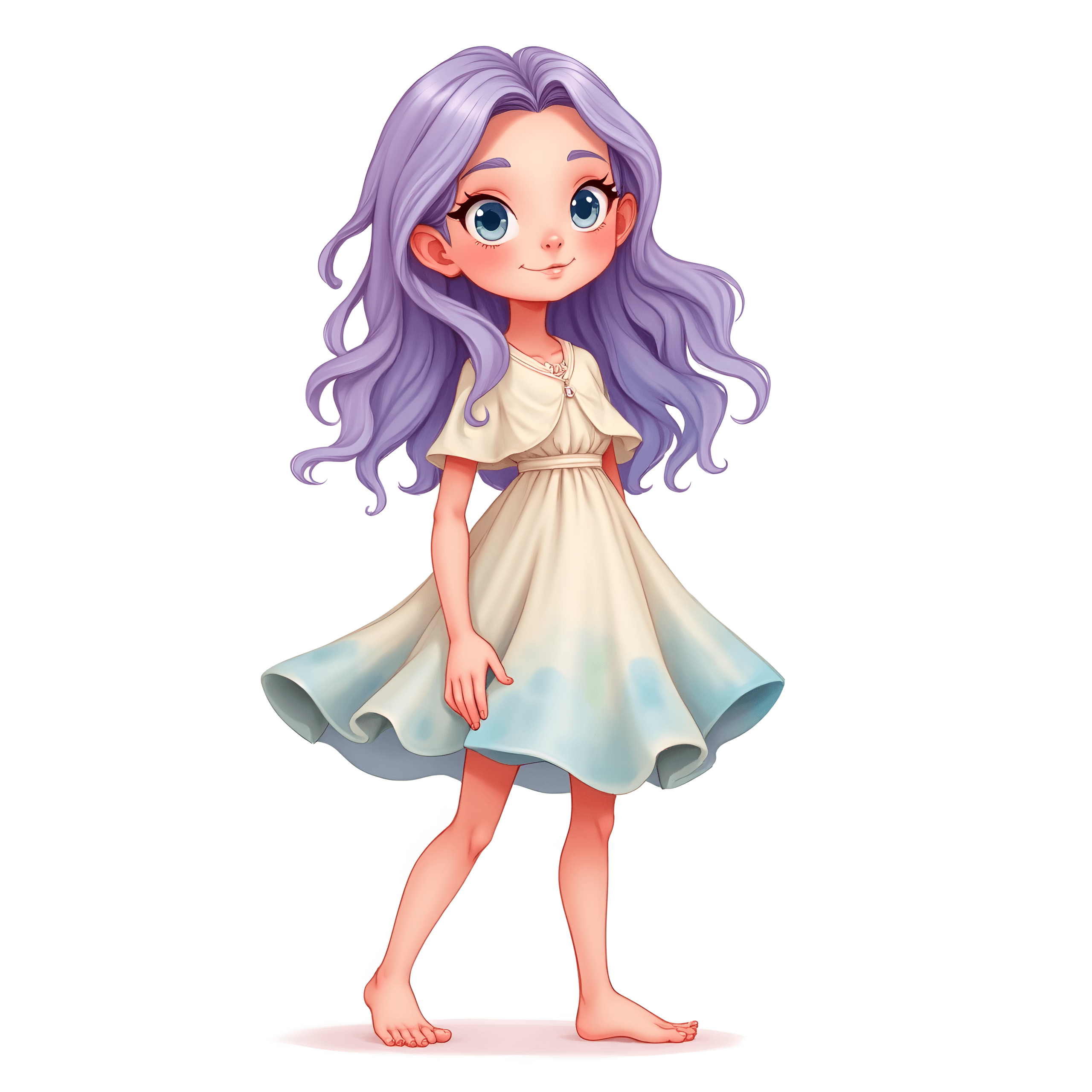 Elara Wynn, a character design illustration for children's books