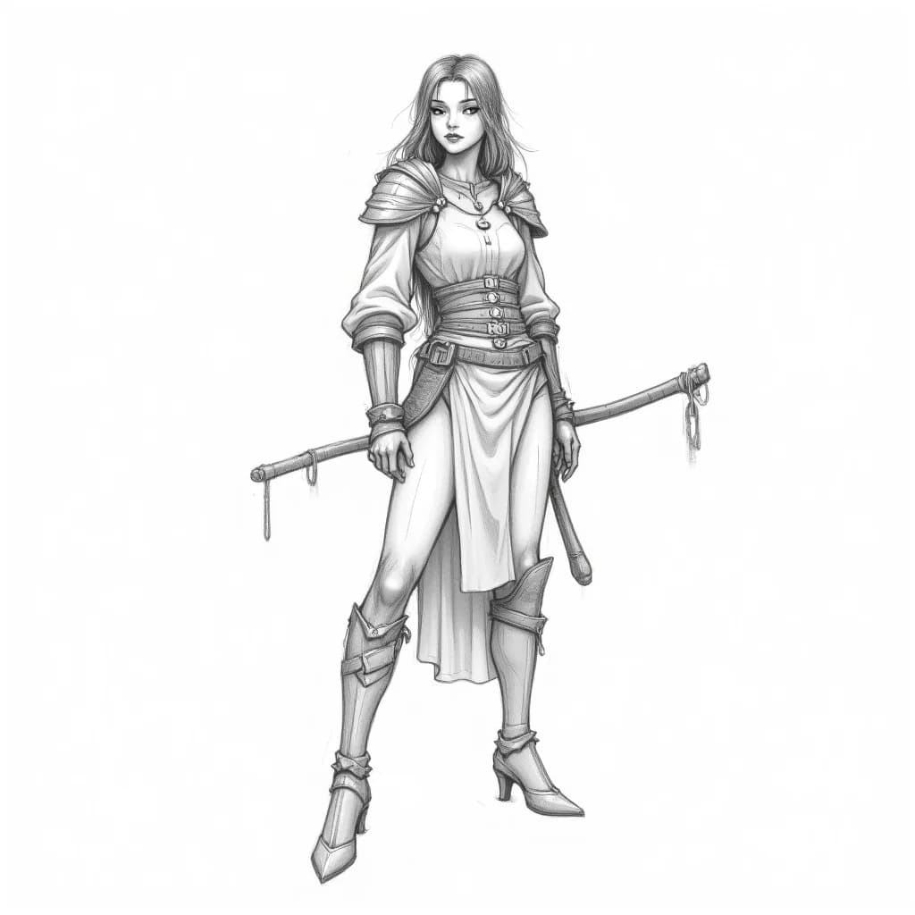 Thalen Myrr, a character design illustration for children's books
